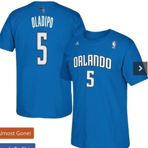 Adidas Victor Oladipo Orlando Magic T-shirt.  Royal blue,  size large.